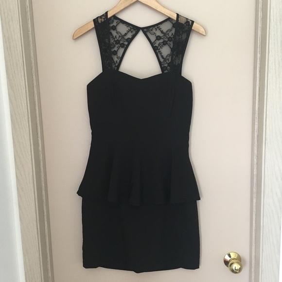 Deb Dresses & Skirts - Peplum LBD